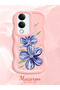 Vivo Y29S Compatible Case Camera Protector Pink Silicone Couple Phone Case Floral Pattern - 2