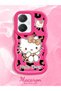 Vivo Y27 Compatible Case Camera Protector Red Silicone Couple Phone Case Kitty Pattern - 2