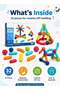 Magnetic Building Blocks 32 Pieces | STEM Construction Stick Toy For Kids | DIY Assembling Magnetic Sticks Set For Boys Girls Learning And Creativity - 5