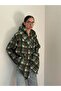 Urban Retro Hooded Oversize Jacket Coat Women's Khaki - 4
