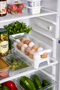 1054 Peggy 12 Compartment Covered Egg Box Egg Container Refrigerator Organizer Storage Container - 3
