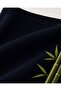Women's Tabi Flip-Flop Bamboo Navy Blue Socks - 2