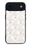 iPhone 17 Air Ivory Diamond Cushion Design Glossy Phone Case