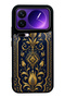 Xiaomi 17 Pro Max Sapphire Ottoman Gold Design Glossy Phone Case