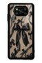 Xiaomi Poco X3 Glossy Phone Case with Midnight Bow Design