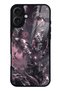 iPhone 16 Plus Rose Chrome Butterfly Design Glossy Phone Case