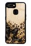 Oppo A5S Golden Leopard Heart Design Glossy Phone Case