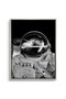 Vintage Astronaut Kids Wall Art | Portrait Framed Canvas Print | Luxury Modern Decor for Kids Room - 2