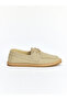 Beige Wicker Sole Men's Classic Shoes - 3