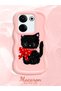 Tecno Camon 20 Pro 4g Compatible Case Camera Protector Pink Silicone Couple Phone Case Cat Pattern - 2
