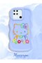 Redmi 10C Compatible Case Camera Protector Blue Silicone Couple Phone Case Kitty Pattern - 2