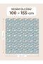 100% Cotton Satin Fabric Digital Printed Sailboat and Cloud Pattern 100X155 cm for Sewing Patchwork and Hobby - 2