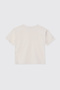 Baby Girl Crew Neck Ecru T-Shirt - 2