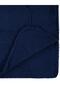 Long Bathrobe for 6-9 Years Old - Navy Blue - 3