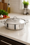 Steel Pot Karnıyarık 26X9 cm 4.3 Lt. Stainless Steel