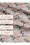 100% Cotton Satin Fabric Digital Printed Powder Flower and Pearl Pattern 100X155 cm for Sewing Patchwork and Hobby - 6