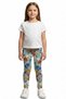 Girls' Leggings Tropical Floral Patterned Stretch Fabric 100% Cotton Leggings Cotton Casual Lycra Leggings 2-13 Years - 4