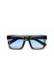 Club Vulcano Blue Lens Sunglasses Transparent Smoked - 2