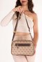 Women's Daily Stylish and Useful Cross Shoulder Bag Sp.1094 Mink Text - 3