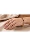Elegant Bracelet with Red stone Floral Accents - 3