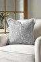 Floral Patterned Elegant Botanical Fringe Pillowcase-Romantic Garden Country Gray Tassel Throw Pillow Cover - 6