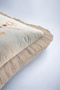 Elegant Spring Fringed Pillowcase with Floral Pattern - Sakura Cream Powder Mink Tassel Throw Pillow Cover - 8
