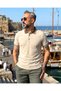 Men's Portalla Old Money 3-Button Polo Collar T-Shirt - 4
