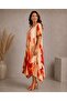 Women's Summer Short Sleeve Viscose Plus Size Dress Li̇kapa - 3