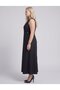 Waist Detailed Dress Black - 3