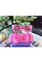 Kids UV400 Protection with Light Weight Eyewear, 3D Star Rhinestone Gradient Bow Kids Sunglasses Set, Sequin Portable Hard Protective Case - 2