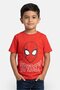 Kids Boy Crew Neck Short Sleeve Spiderman Print T-Shirt, Red