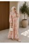 Women's Buttoned Modal Fabric Flowy Long Dress - 3