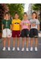 Armikids Girls' 4-Piece Summer Shorts Set Multi-Color Printed Set
