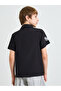 Teen Boys Black Graffiti Print Collared Shirt - 4