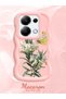Redmi Note 13 Pro 4g Compatible Case with Camera Protector Pink Silicone Couple Phone Case Butterfly Pattern - 2