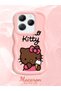 Infinix Hot 40 Compatible Case Camera Protector Pink Silicone Couple Phone Case Kitty Pattern - 2