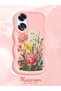Oppo A60 Compatible Case Camera Protector Pink Silicone Couple Phone Case Floral Pattern - 2