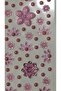 Licensed Three-Dimensional Flower Candy Pink Series Stone Sticker Adhesive Hair, Face, Nail, Makeup Sticker Holographic Candy Pink