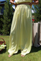Strapless Blouse Pants Set - 4