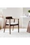 BELMAR DINING CHAIR SOLID WOOD - WALNUT