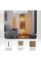 Albus 2-Light E27 Floor Lamp 27x27x150.5cm - Natural - 7