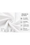 Women's Black Padded Basic T-Shirt Premium Cotton Crew Neck Casual Daily Stylish Blouse White - 6