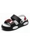 Boy's Black Double-Strapped Sandals