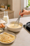 Ivory Stainless Steel Wire Whisk with Ergonomic Handle and Hanging Ring Hand Whisk 1 Piece - 5