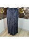 Elastic Waist 3-Layer Ruffle Viscose Fabric Skirt, Mevlana Long Cotton Skirt, Size 38-46 - 4