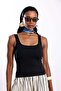 Black Square Collar Undershirt 16215 - 4