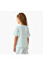 Crew Neck Short Sleeves T-shirt with Bow Print - 3