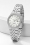 Silver Shk4006 with Calendar Display, Metal Cord, Women's Wristwatch