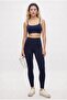 Women's Danica Nano Fit High Waist Navy Blue Leggings