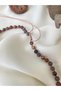 Real Madagascar Pink Quartz Natural Stone Drawstring Necklace - 3